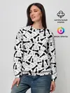 Женский свитшот / Шахматы