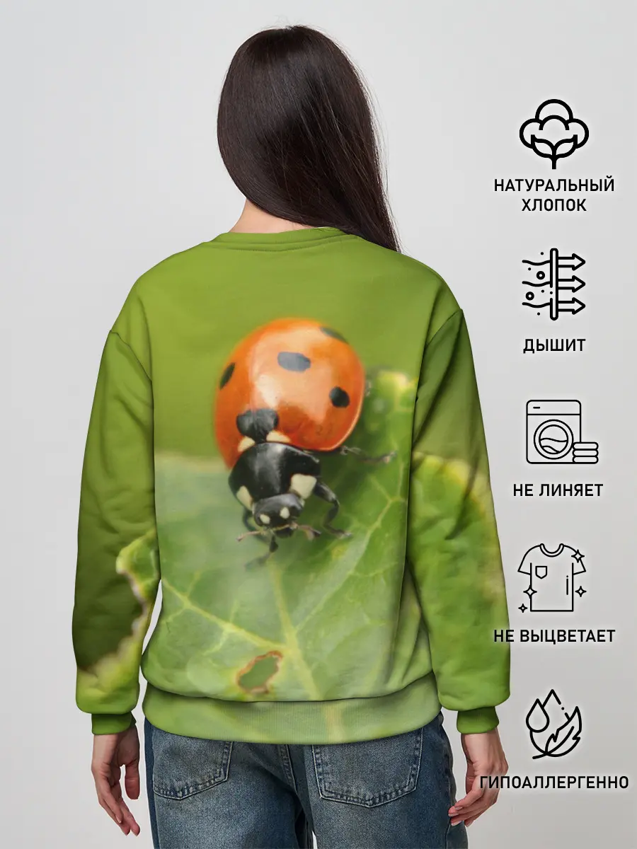 Женский свитшот / Божья коровка