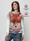 Женский свитшот / Лисица и снег