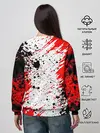 Женский свитшот / БЕРСЕРК краска брызги