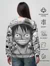 Женский свитшот / Луфи улыбается one piece