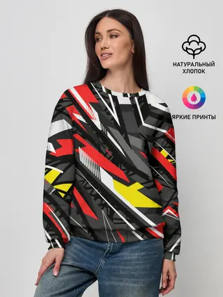 Женский свитшот / Фон. Абстракция.