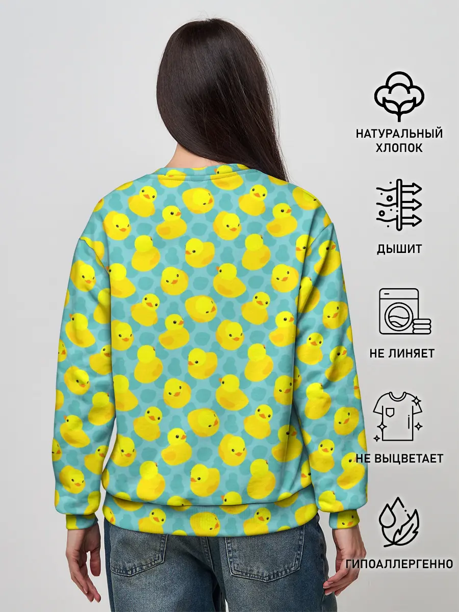 Женский свитшот / Уточка