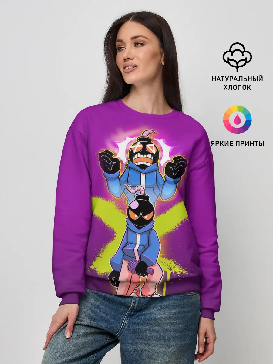 Женский свитшот / whitty граффити