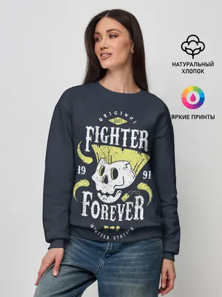 Женский свитшот / Fighter forever