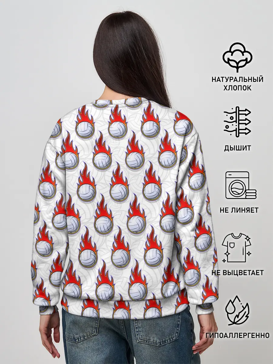 Женский свитшот / Волейбол