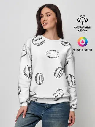 Женский свитшот / Кофейные зёрна