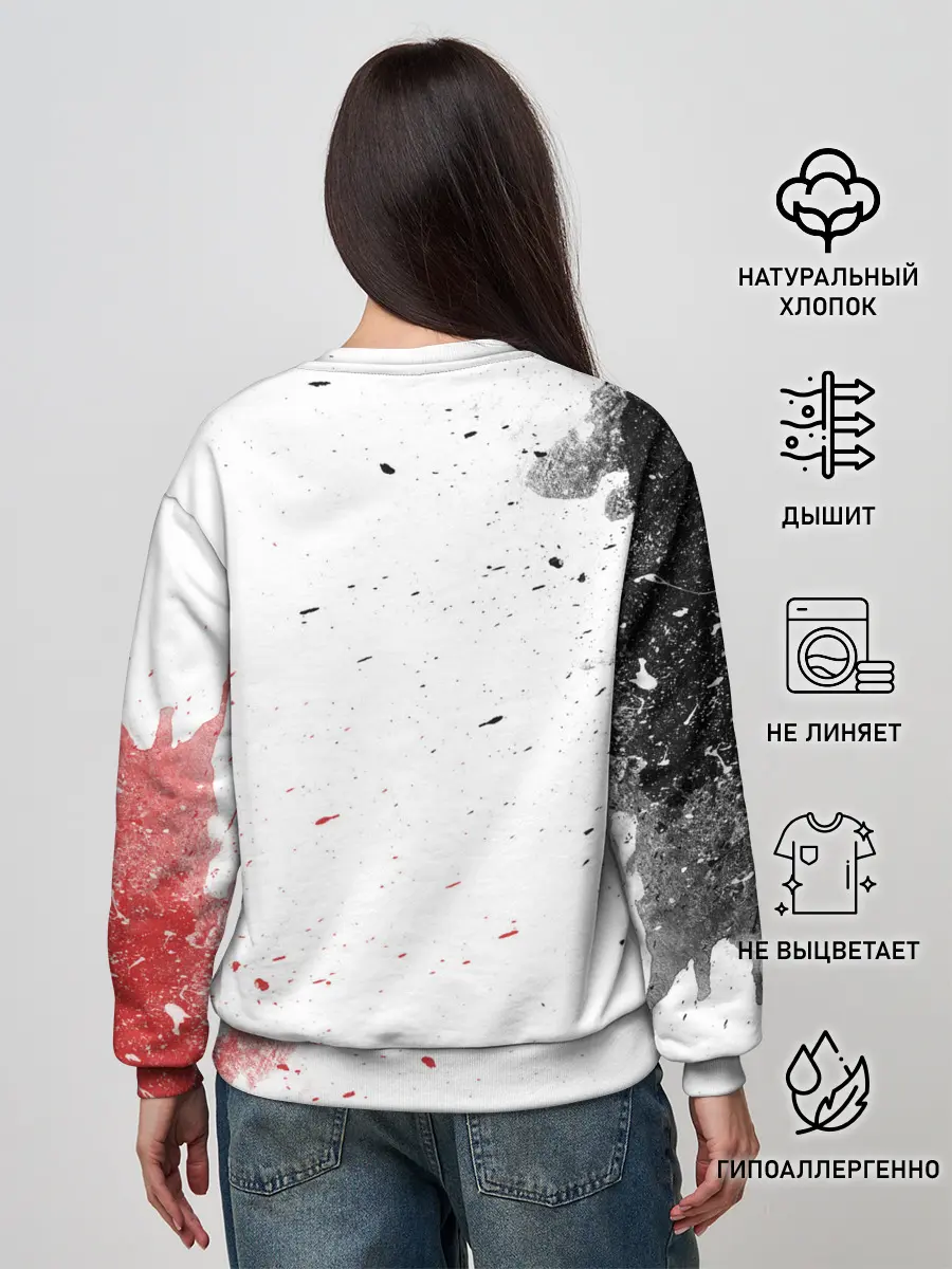 Женский свитшот / Ryu vs Akuma