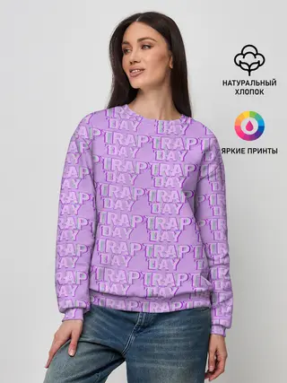 Женский свитшот / Трехмерный Trap Day