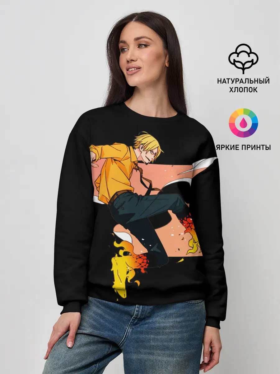 Женский свитшот / Винсмок Санджи из One Piece