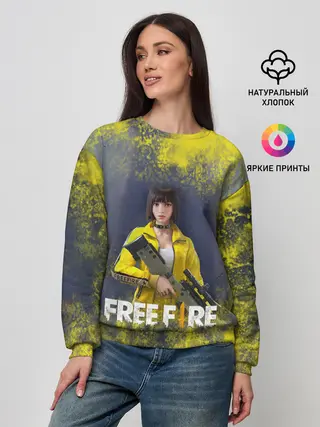 Женский свитшот / GARENA FREEFIRE | БАТЛГРАУНД