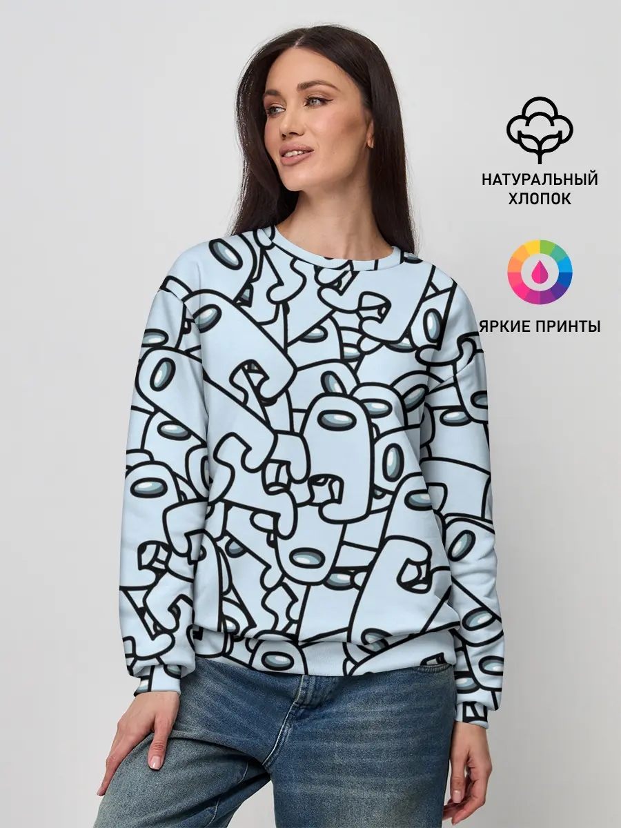 Женский свитшот / among us mem