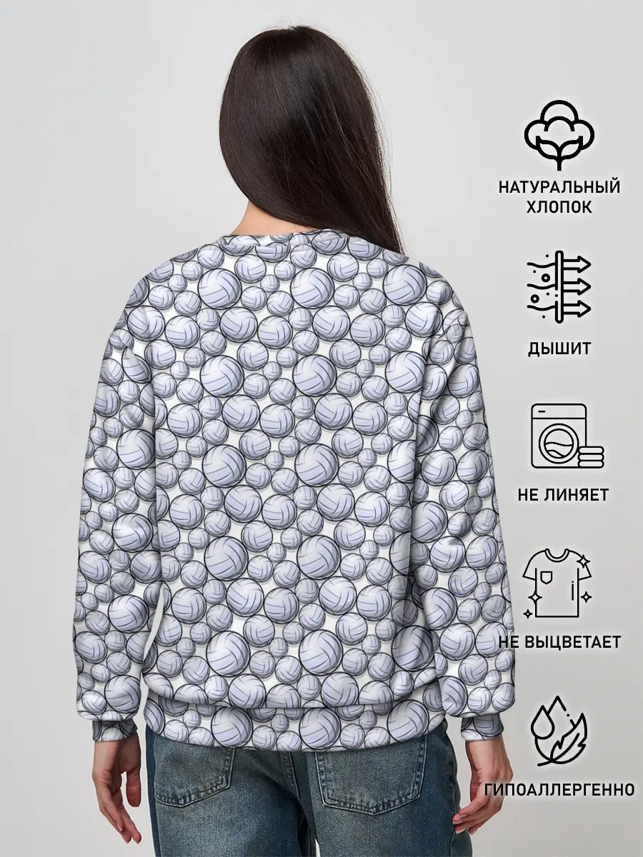 Женский свитшот / Волейбольные Мячи