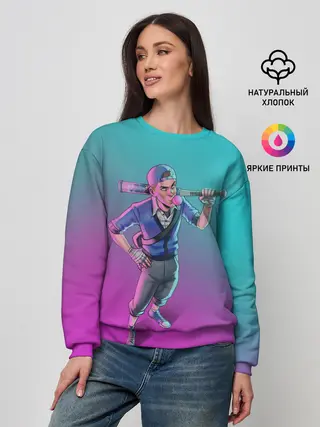 Женский свитшот / Будь как разведчик