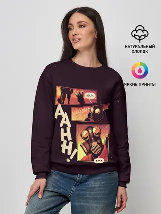 Женский свитшот / Пиро за работой