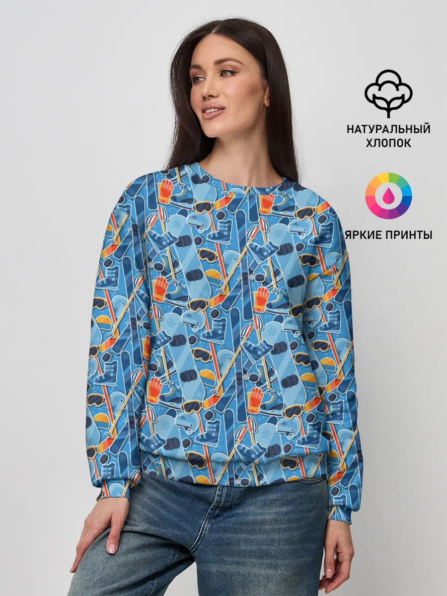 Женский свитшот / Зимние виды спорта