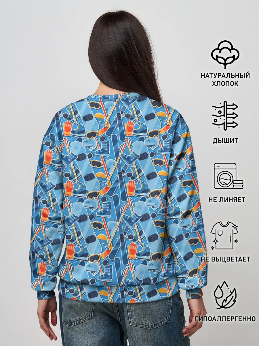 Женский свитшот / Зимние виды спорта