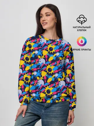 Женский свитшот / Боулинг