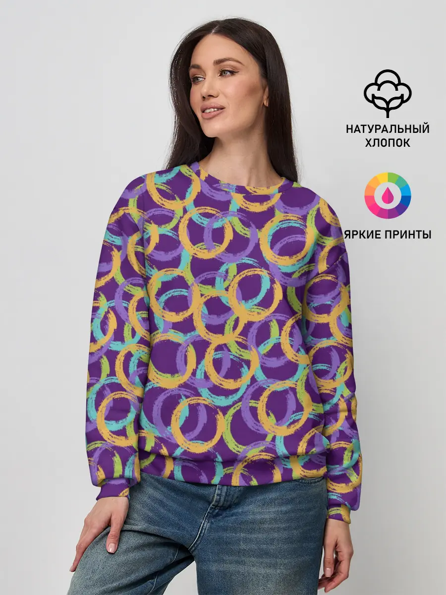 Женский свитшот / Абстракция