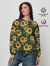 Женский свитшот / Подсолнухи