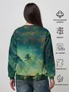 Женский свитшот / ПРИРОДА МОЙ ХРАМ