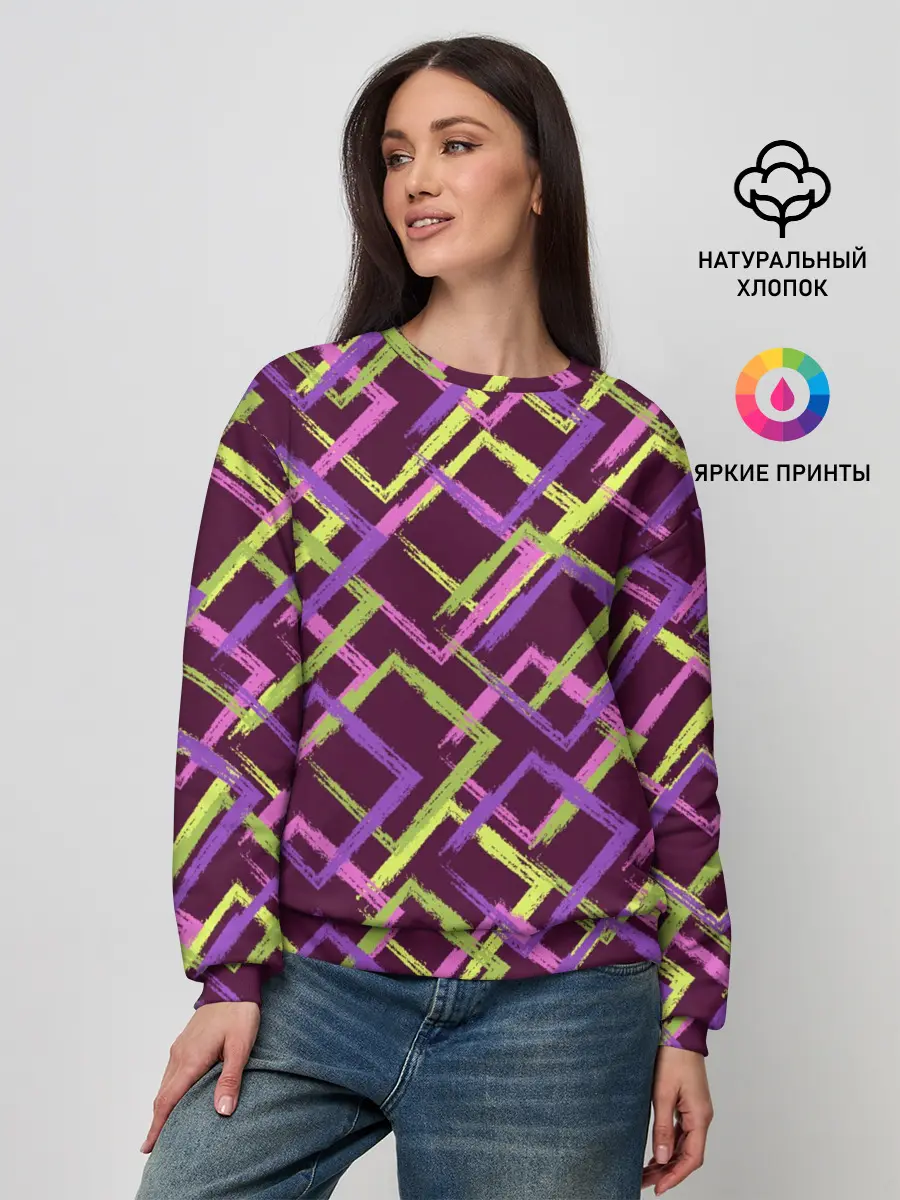 Женский свитшот / Абстракция-2