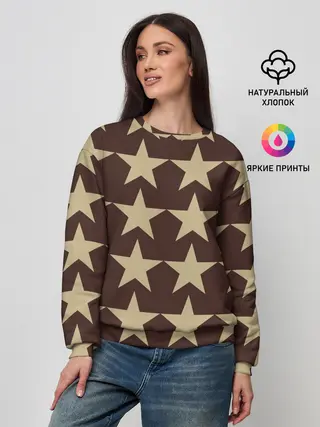 Женский свитшот / Шампанские звёзды