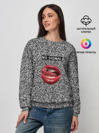 Женский свитшот / Губы