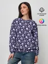 Женский свитшот / Черепа