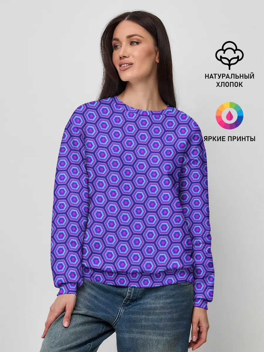 Женский свитшот / Geometric Background