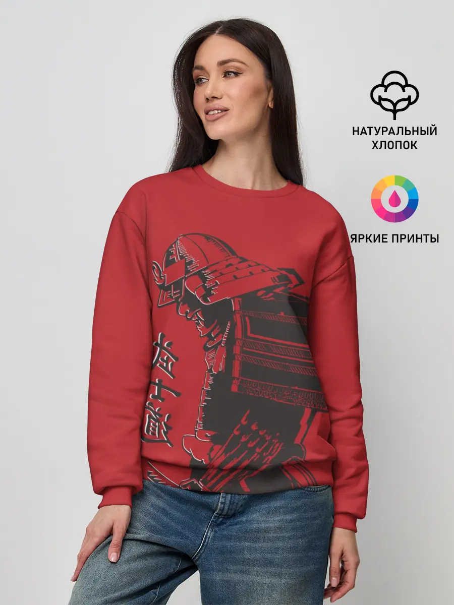 Женский свитшот / Самурай