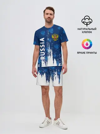 Мужской костюм с шортами / RUSSIA / РОССИЯ