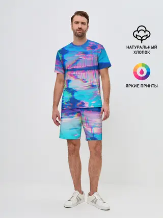 Мужской костюм с шортами / ГАВАЙИ ГЛИТЧ