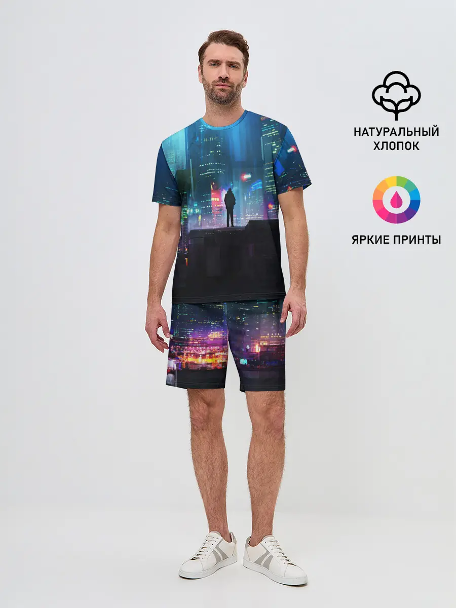 Мужской костюм с шортами / CITY NEON