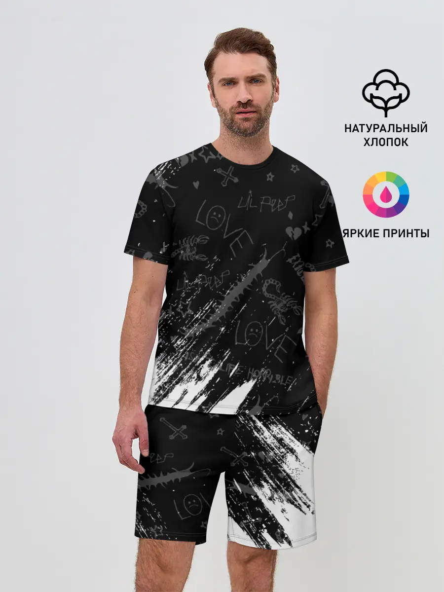 Мужской костюм с шортами / LIL PEEP / ЛИЛ ПИП