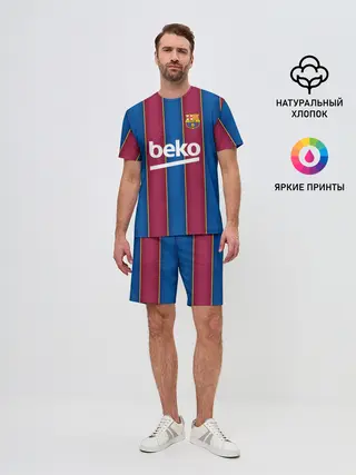 Мужской костюм с шортами / FC Barcelona 20/21