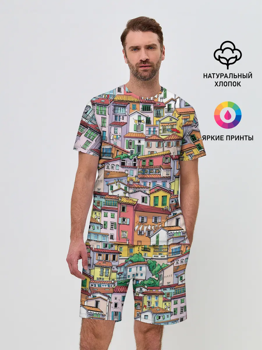 Мужской костюм с шортами / Ментон Франция