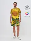 Мужской костюм с шортами / Подсолнух