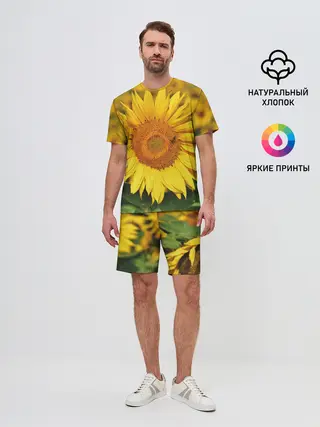 Мужской костюм с шортами / Подсолнух