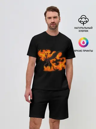 Мужской костюм с шортами / Лавовая принцесса Дейбрейкер