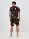 Мужской костюм с шортами / Черепа и розы