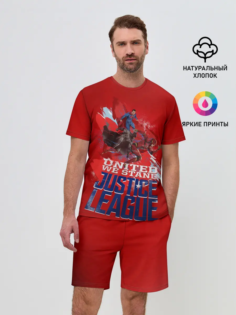 Мужской костюм с шортами / Justice League