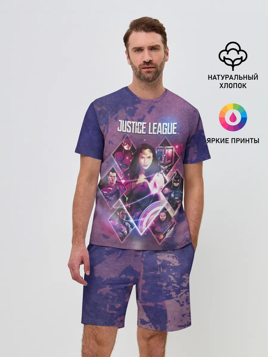 Мужской костюм с шортами / Justice League