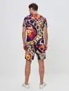 Мужской костюм с шортами / Абстракция / Психоделика