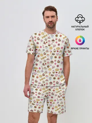 Мужской костюм с шортами / Сладости