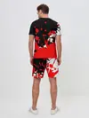 Мужской костюм с шортами / KILLA красные брызги