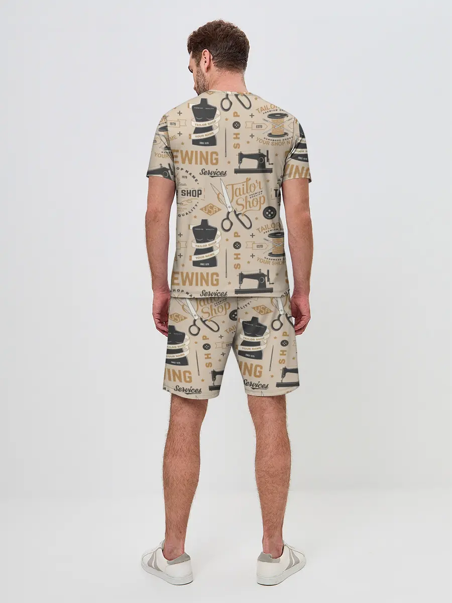 Мужской костюм с шортами / sewing