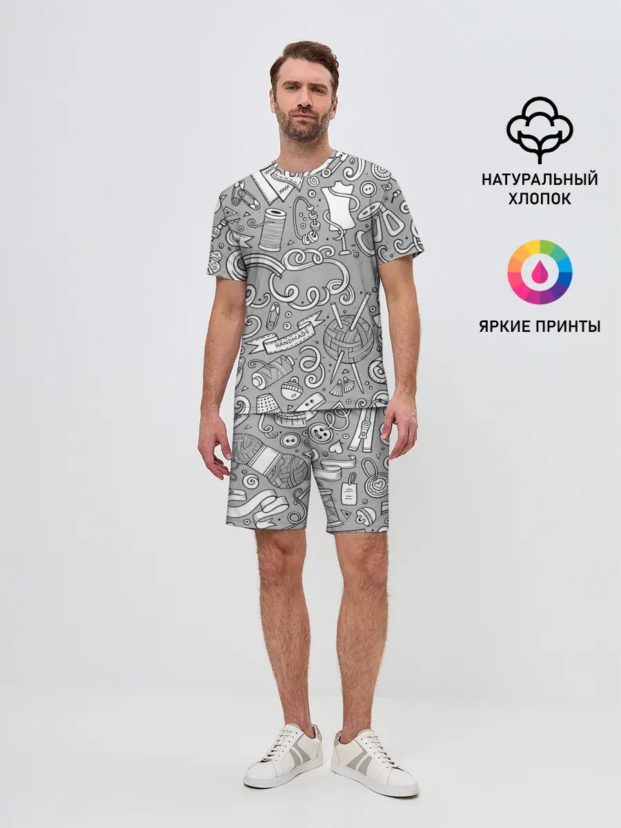 Мужской костюм с шортами / handmade