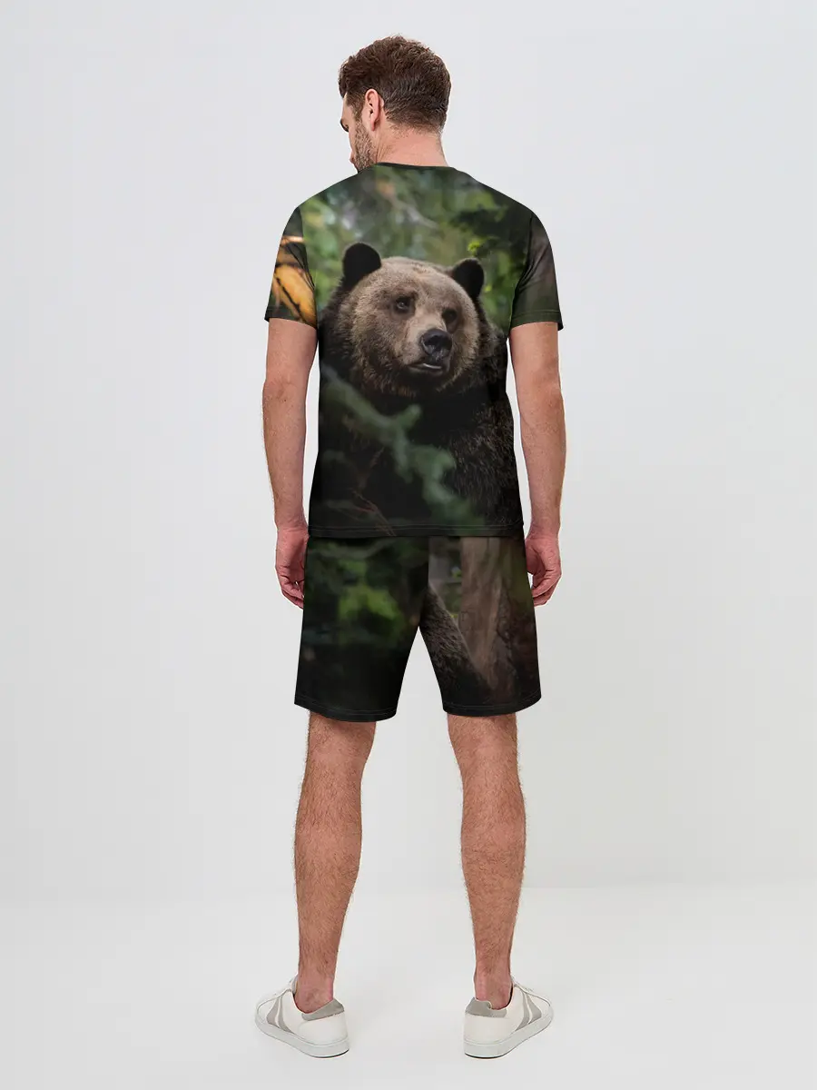 Мужской костюм с шортами / Медведь