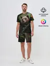 Мужской костюм с шортами / Медведь